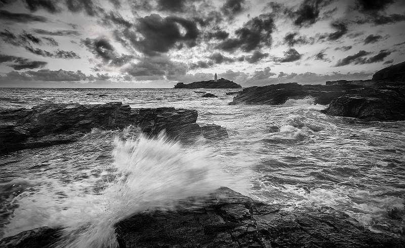 No 4 - The Raging Sea at Godfrey Lighthouse.jpg - Advanced 2019 Print Exhibition